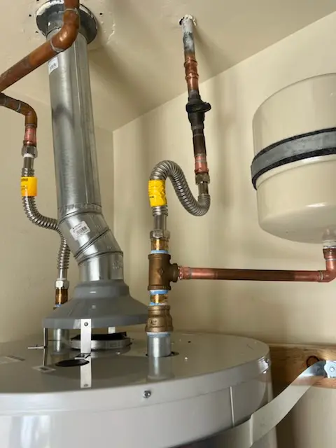 Water heater installation and plumbing repair in Friendly